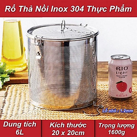 Rổ Thả Nồi Chất Liệu Inox 304 Thực Phẩm 