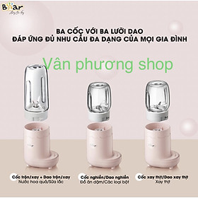 Mua máy xay đa năng 3 cối bear máy xay sinh tố cầm tay máy xay ăn dặm cho bé BẾP NHÀ BEAR LLJ-C04J1 hàng chính hãng