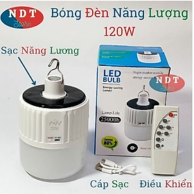 Đèn led KG62 tích điện năng lượng mặt trời siêu sáng, ánh sáng trắng có remote điều khiển và tấm pin năng lượng mặt trời / thích hợp đi vườn, cắm trại, picnic , khi nhà cúp điện 120w- Hàng chính hãng