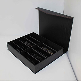 Hộp Đựng Mắt Kính 10 Chiếc Đen