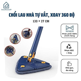 Mua Cây Lau Nhà  Chổi Lau Sàn Trần Nhà Tường Kính Hình Tam Giác Đa Năng Tự Vắt Thông Minh Xoay 360 Độ Mẫu Mới - Hàng loại 1.  CHính Hãng MINIIN