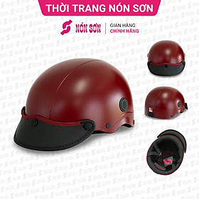 ƯU ĐÃI - Mũ bảo hiểm lỗ thông gió NÓN SƠN chính hãng ATG-ĐO325