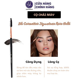 Cọ chải mày và mi cuốn xoắn Bh Cosmetics Signature Rose 13