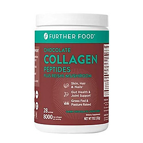 Further Food Collagen Peptides Protein Powder, Dark Chocolate | Boosted with Superfoods | Grass-Fed, Pasture-Raised, Keto, Paleo, Sugar Free