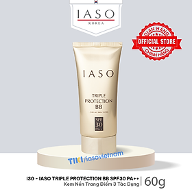 I30 Kem nền trang điểm 3 tác dụng IASO Triple Protection Base SPF 30 PA++ 60g