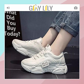 Giày thể thao nữ full trắng viền số 7 GIASIEUREHN Giày Thể Thao Nữ Trắng Tuyết