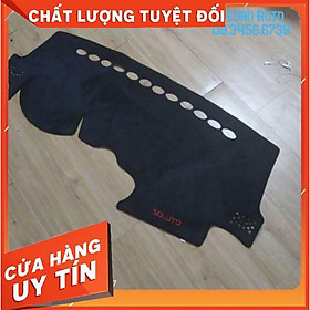 Thảm nhung đặt taplo cao cấp dành cho xe Kia soluto 2019 có chống trượt