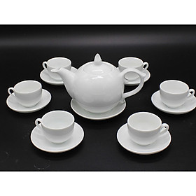 Mua Bộ ấm chén Bát Tràng dáng Bưởi
