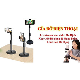 Mua Giá Đỡ Điện Thoại livestream xem video Ổn Định Xoay 360 Độ dùng để Quay Phim Ghi Hình Đa năng