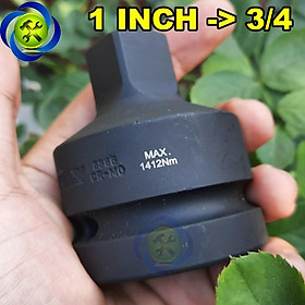 Đầu chuyển 1 inch sang 3 4 Kingtony 8866P màu đen