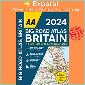 Sách - Big Road Atlas Britain 2024 by  (UK edition, paperback)