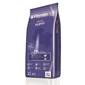 Fitmin dog maxi puppy_thức ăn dành cho chó con từ 6 tháng tuổi trở lại –thức ăn dành cho chó mẹ cho con bú