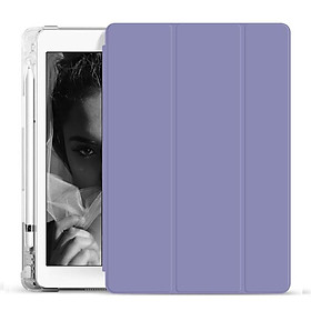 Đối với bao da iPad Air 4 2020 10,9 inch chức năng tự động báo thức và ngủ có khe cắm bút
