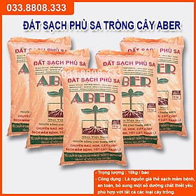 Đất phù sa dinh dưỡng ABER (10kg) - Trồng rau, hoa, cây cảnh