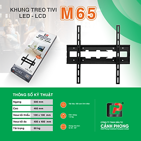 Mua Khung mâm chính hãng Cảnh Phong giá treo tivi led cố định cho mọi hãng tivi từ 32-65 inch kèm ốc vít M65 - Hàng Chính Hãng