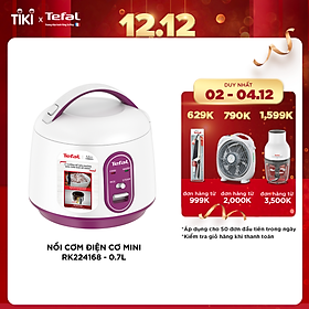 Nồi cơm điện cơ mini Tefal RK224168 - 0.7L, 300W - Hàng chính hãng
