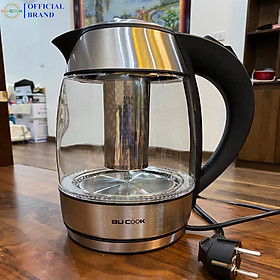 Mua Ấm Siêu Tốc Bình Siêu Tốc Thủy Tinh Của Đức BUCOOK BNP0521 Dung Tích 1.8L - Hàng Chính Hãng Bảo Hành 24 Tháng
