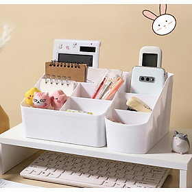 Mua Hộp Nhựa Đựng Đồ Để Bàn Phong Cách Hàn - Nhật Thiết Kế Dạng Hộp Nhựa Tiện Dụng Đựng Mỹ Phẩm-Giao Màu Ngẫu Nhiên