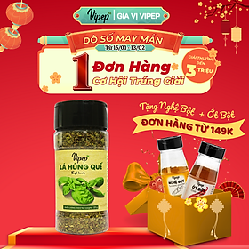 Lá Húng Quế Vipep Hũ Nhựa 20g - Gia vị Vipep