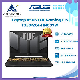 Mua Laptop Asus TUF Gaming F15 FX507ZC4-HN099W (Intel Core i7-12700H | 8GB | 512GB | RTX 3050 | 15.6 inch FHD | Win 11 | Xám) - Hàng Chính Hãng - Bảo Hành 24 Tháng