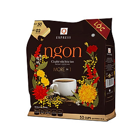 Cà phê hòa tan 3 in 1 Q Express Ngon Xuân (52 sticks x 20g) Trần Quang