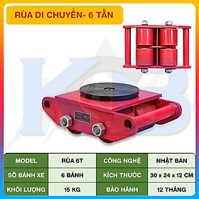 Rùa di chuyển hàng loại 6 tấn - Con lăn chuyển hàng