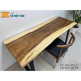 Mua Bàn Ăn Gỗ Me Tây  Bàn Ăn 6 Ghế  Bàn Làm Việc Hiện Đại  Bàn Học Gỗ Tự Nhiên Dài 1 58m Rộng 54cm Dày 5cm