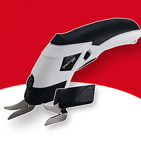 Electric Scissors Fabric Cutter, USB Rechargeable Quilting Sewing Cardboard with Two Blade Cutting Electric Cutter for Carpet Paper Crafts Cardboard