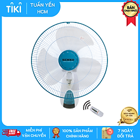 Quạt Treo Tường Senko Có Remote TR1628 - Giao Màu Ngẫu Nhiên - Hàng Chính Hãng