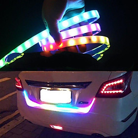 Hàng Hót Bộ dây LED cốp xe ô tô đa màu + xi nhan chạy kiểu Audi - DC 12v