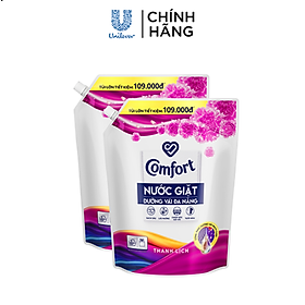 Hình ảnh Combo 2 túi nước giặt dưỡng vải Comfort 3.8kg