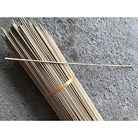 Mua Bộ 50 que tre tròn 3 ly- tăm tre tròn dài 95-100 cm làm hand made làm mô hình que xiên thịt