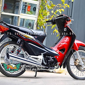 Honda Wave 110 độ  được chủ xe chi trên chục triệu lên đồ chơi