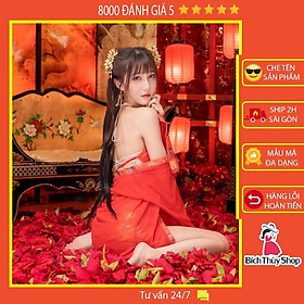 Mua Cosplay sexy áo yếm tân nương vương phi cổ trang kèm áo choàng xuyên thấu quyến rũ tại ENVI BEAUTY