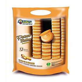 Bánh quy sandwich đậu phộng Julie's 360g (gói lớn cho gia đình)