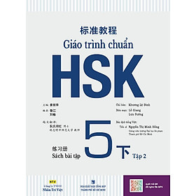 Ảnh bìa Giáo Trình Chuẩn HSK 5 Bài Tập (Tập 2)