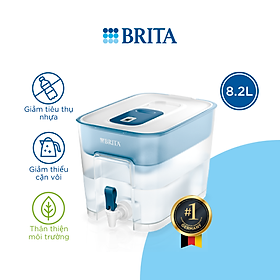 Bình Lọc Nước BRITA Flow Basic Blue - 8.2L (Kèm Maxtra Plus) - Hàng Chính Hãng