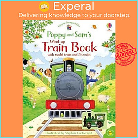 Sách - Poppy and Sam's Wind-up Train Book by Heather Amery (UK edition, paperback)