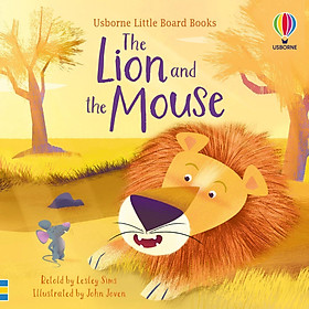 Hình ảnh Review sách Little Board Books: The Lion and the Mouse - TRUYỆN TRANH TIẾNG ANH CHO BÉ