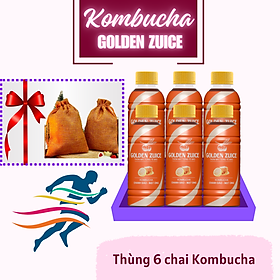 6 chai Kombucha Golden Zuice 350 ML