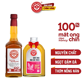 Combo Mật ong rừng Phương Nam 100% mật ong chín Honimore 990g