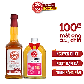 Combo Mật ong  rừng Phương Nam 100% mật ong chín Honimore 990g