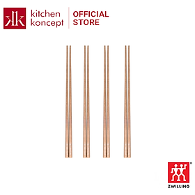 Mua ZWILLING - Bộ đũa ăn Minimal màu vàng hồng - 4 cặp