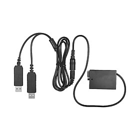 Dây Chuyển Đổi Sạc Pin Ảo LP-E8 DC Đầu USB Andoer Cho Máy Ảnh Canon Rebel T3i T2i T4i T5i EOS 600D 550D 650D 700D Kiss X5 X4 X6