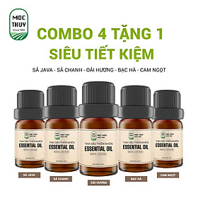 Hình ảnh [Mua 4 tặng 1] Combo 5 Tinh Dầu Sả chanh + Sả Java + Oải hương + Bạc hà + Cam ngọt - Essential Oil - Khử Mùi Xông Thơm Phòng, Thư Giãn - Đạt chuẩn chất lượng kiểm định