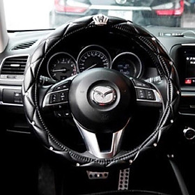 Mua Vỏ Bọc Vô Lăng Da Đính Đá Vương Miện