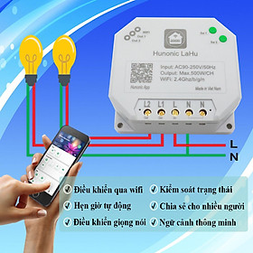 Mua Công tắc thông minh LAHU 2 Kênh 500w