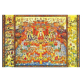 Tranh gỗ hình tam thánh, phật pháp linh thiêng cao cấp nhiều mẫu, Tranh Phật Giáo Hình Phật 3090