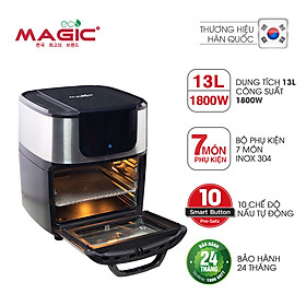 Nồi chiên không dầu kết hợp lò nướng Magic Eco M13 (13 Lít)  - Hàng chính hãng