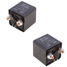 2x 12V 200A Normally Open 4P Relay Heavy Duty Automotive Marine Split Charge